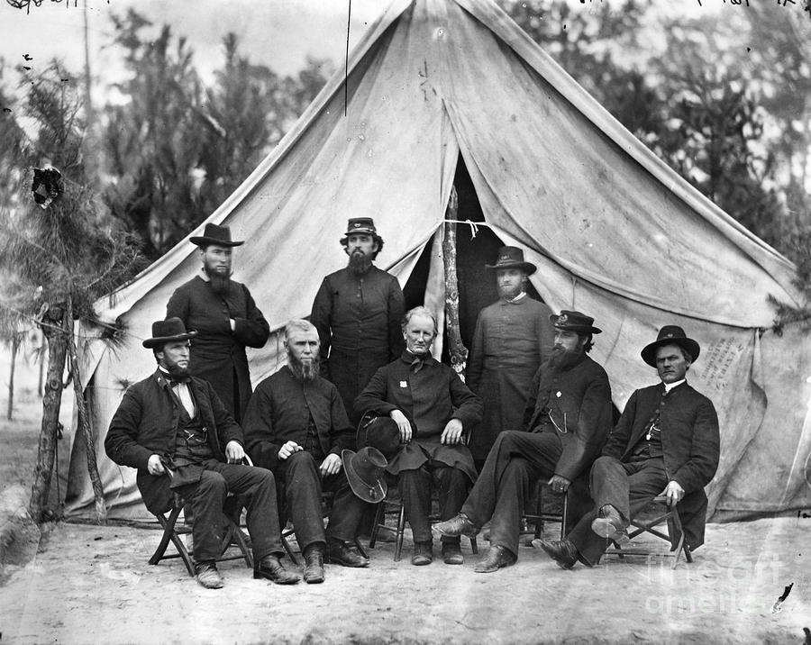 Civil War: Chaplains, 1864 Photograph by Granger