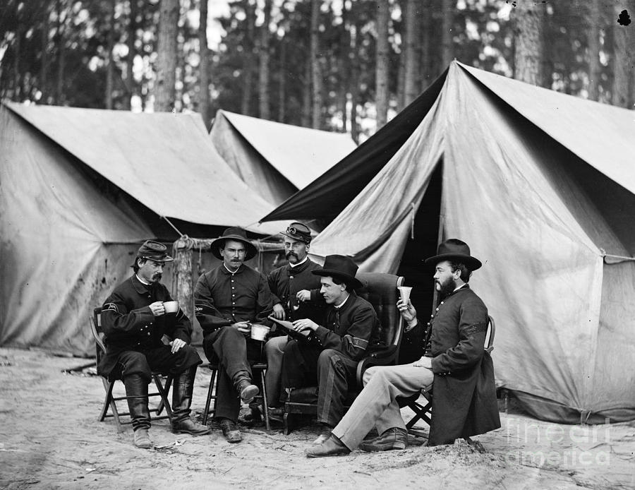 Bottle Photograph - Civil War: Drinking, 1864 by Granger