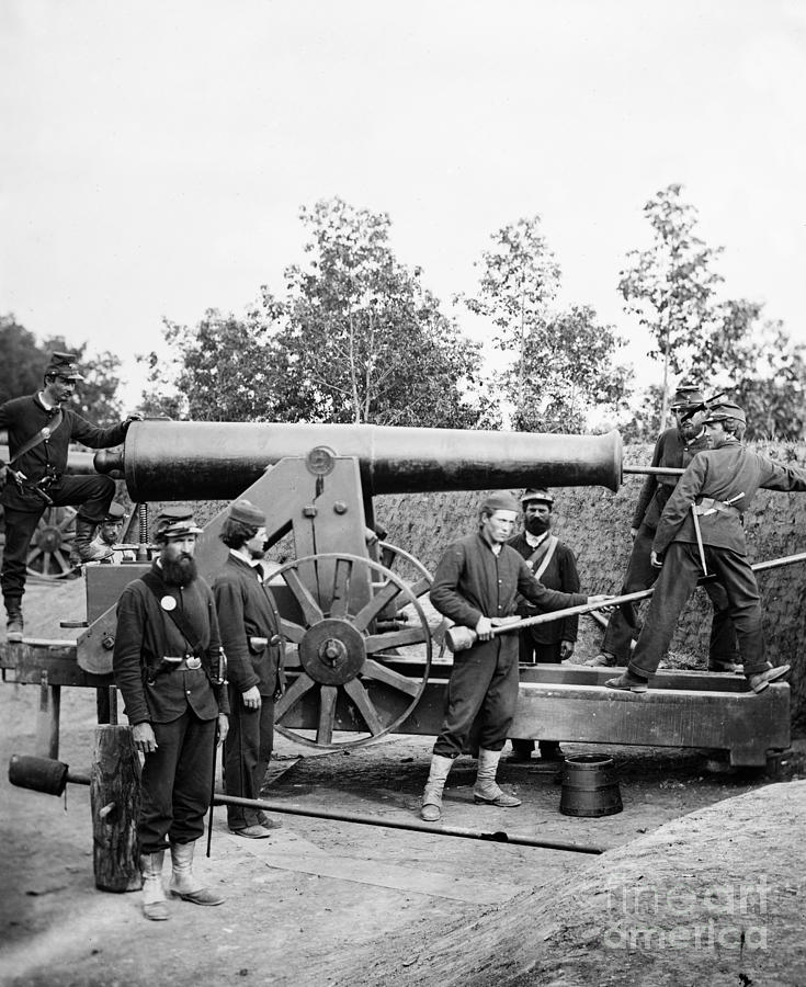 1863 Photograph - Civil War: Fort Woodbury by Granger