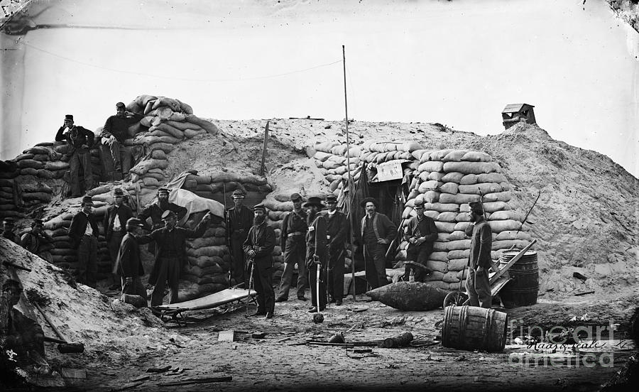 1863 Photograph - Civil War: Headquarters by Granger