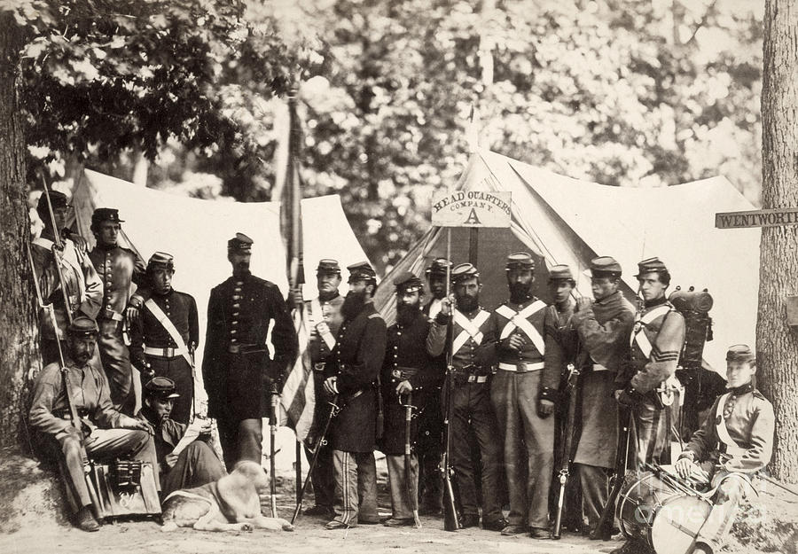 Civil War Militia 1861 Photograph By Granger