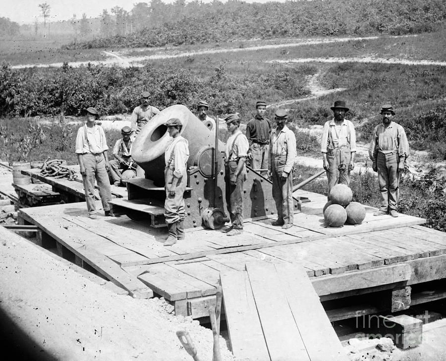 Civil War Mortar 1862 Photograph By Granger