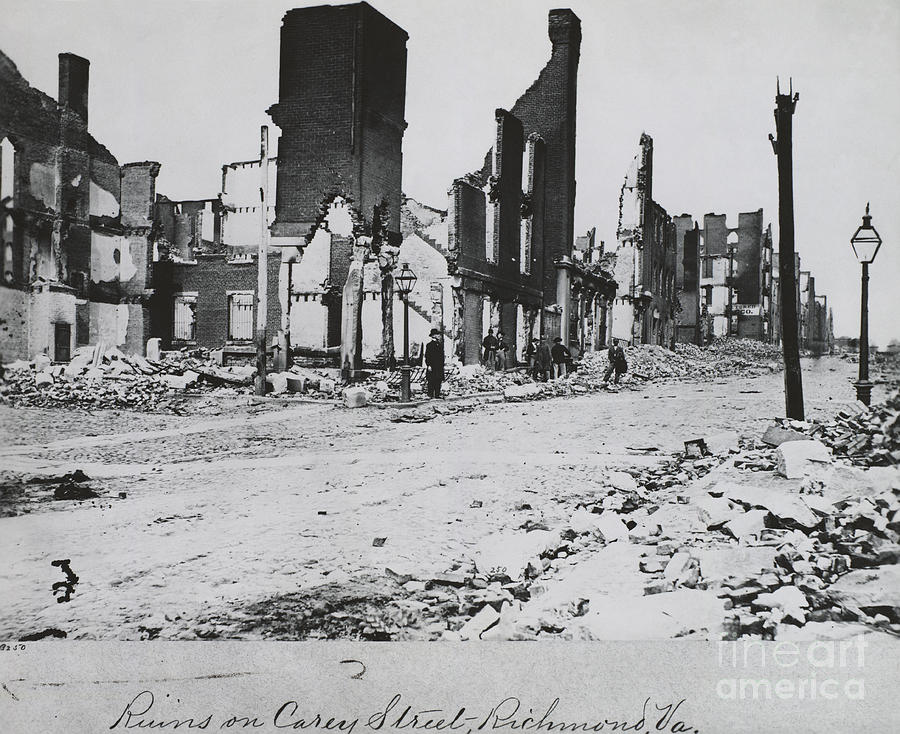 Civil War Ruins, Richmond, Va by Photo Researchers