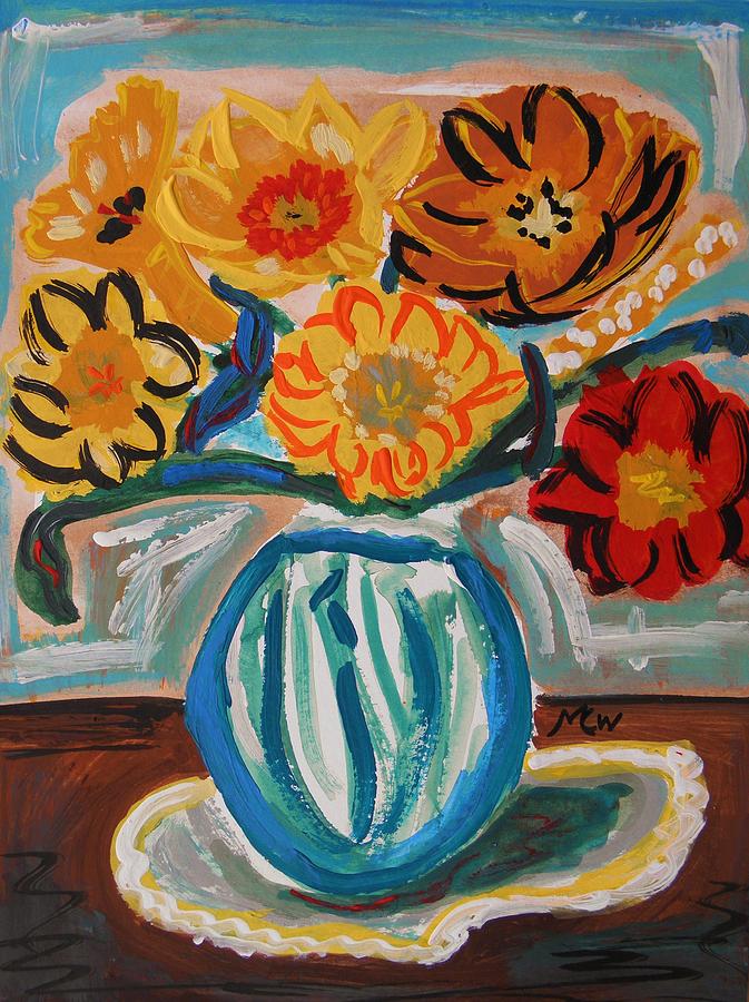 Claras Colors Painting by Mary Carol Williams