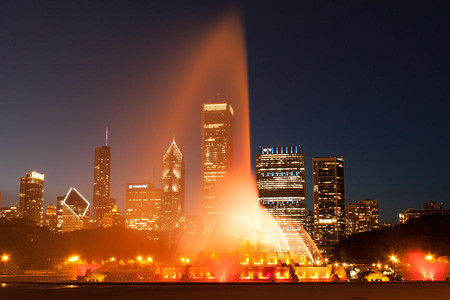 Clarence Buckingham Memorial Fountain Photograph by Semmick Photo
