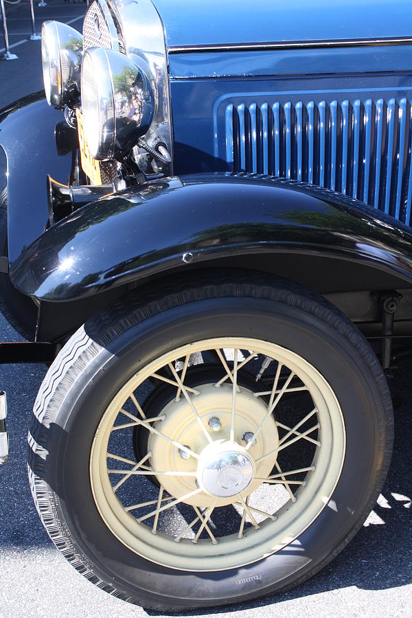 Classic Antique Car- Roaring Twenties - Detail Photograph by Dora Sofia