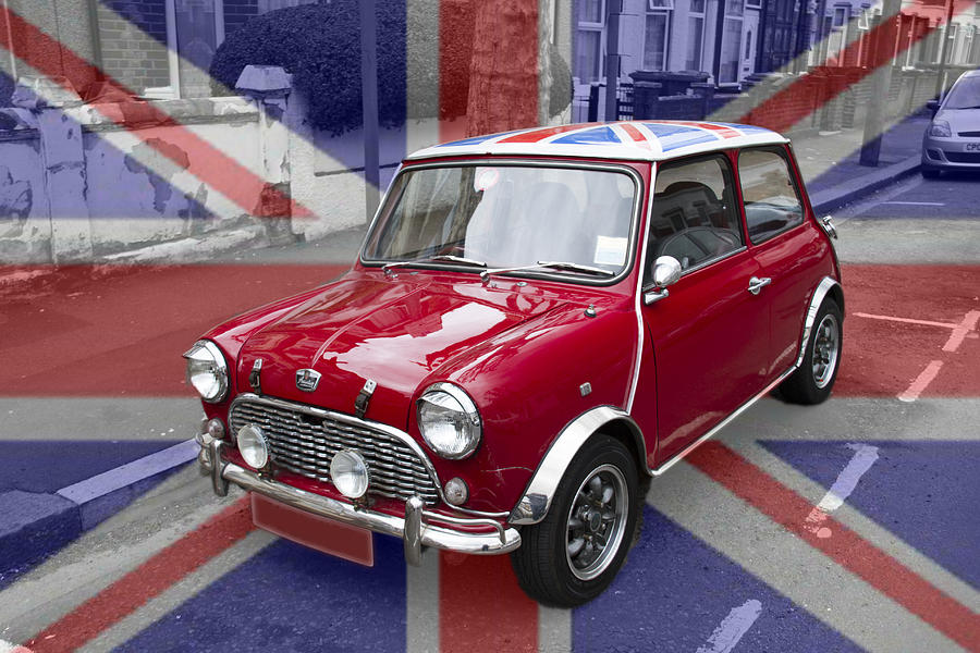 Classic British Mini car Photograph by David French