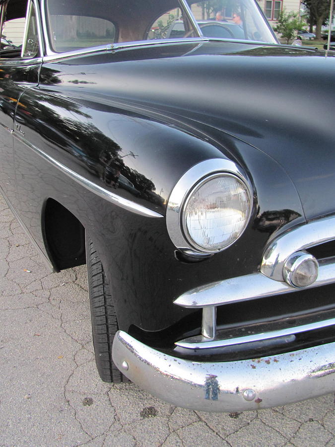 Classic Car Black 2 Photograph by Anita Burgermeister