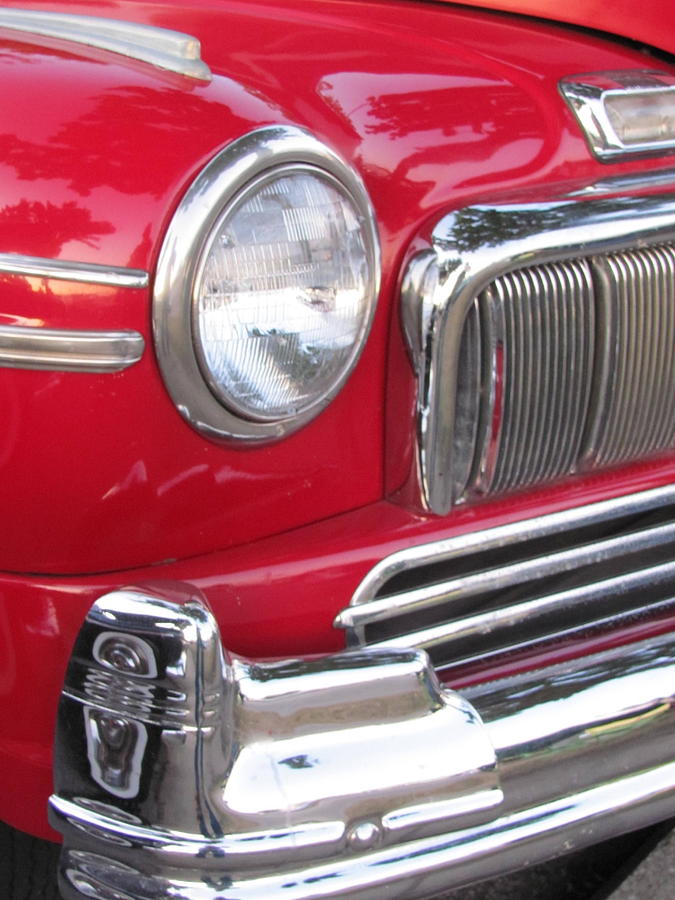 Classic Car Mercury Red 2 Photograph by Anita Burgermeister
