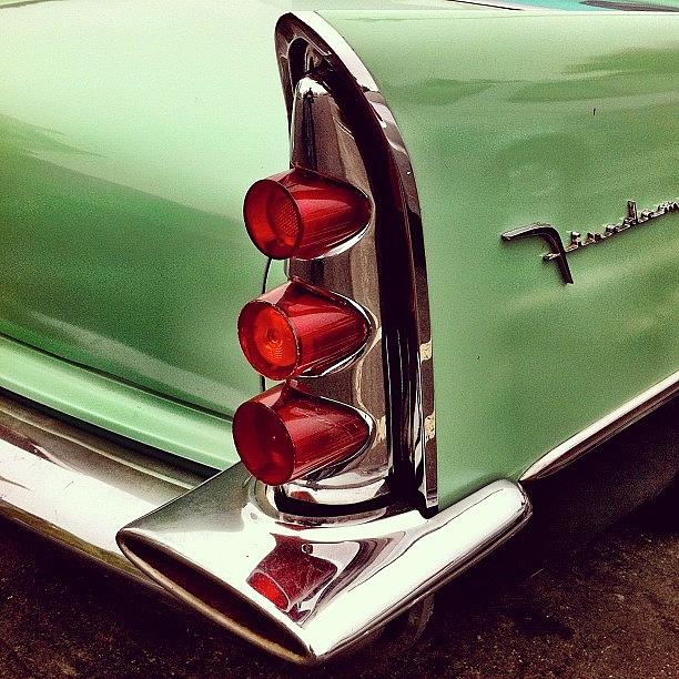Taillight Photograph - Classic car tail lamp by Julie Gebhardt
