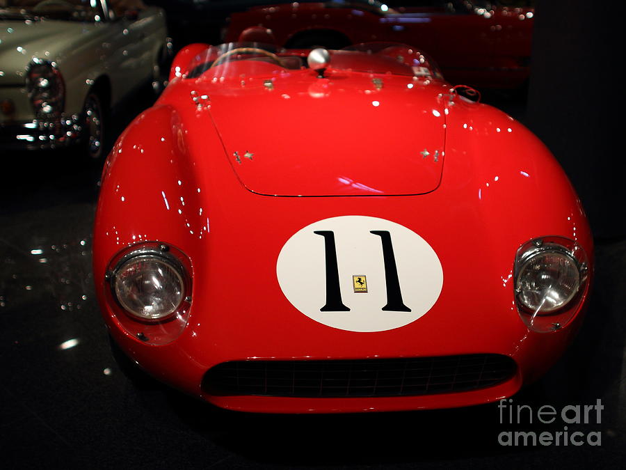 Classic Ferrari Racecar . 7D1619 Photograph by Wingsdomain Art and Photography