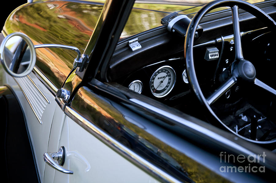 Classic Ford Interior Photograph by Heiko Koehrer-Wagner