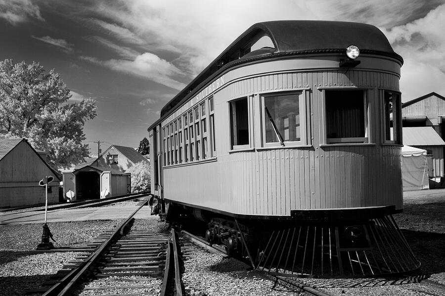 Black And White Photograph - Classic Old Trolley by Paul W Faust -  Impressions of Light