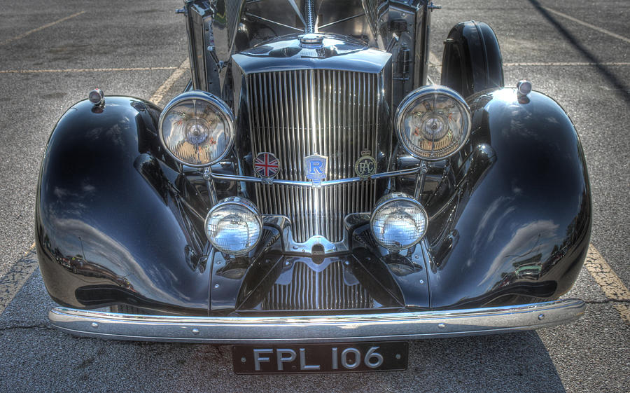 Vintage Photograph - Classic Rolls Royce by J Laughlin
