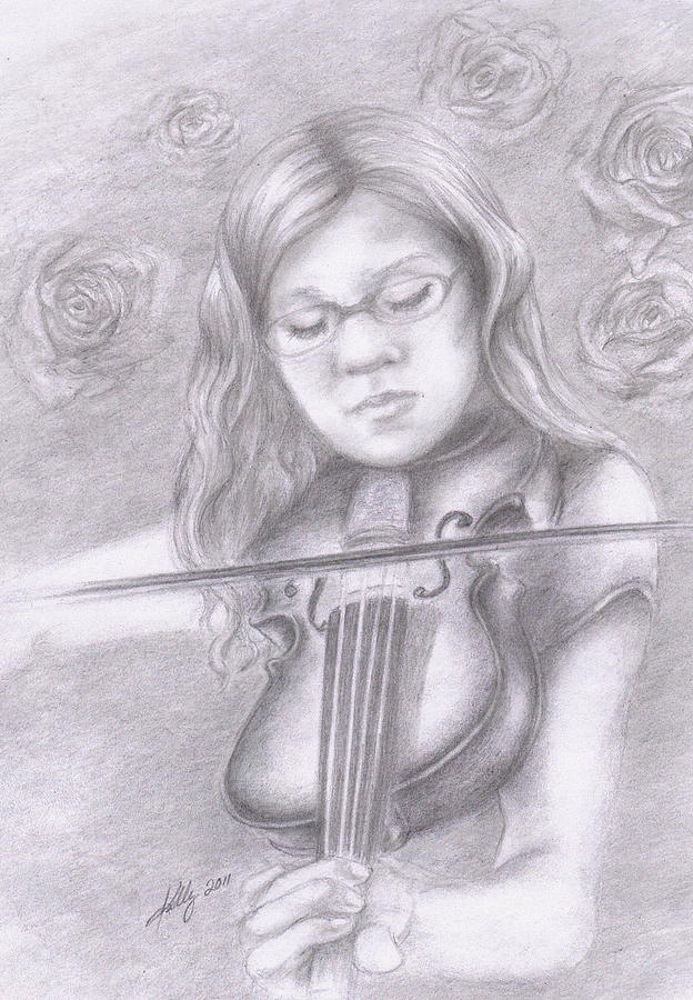 Classical Beauty Drawing by Kathleen Kelly Thompson