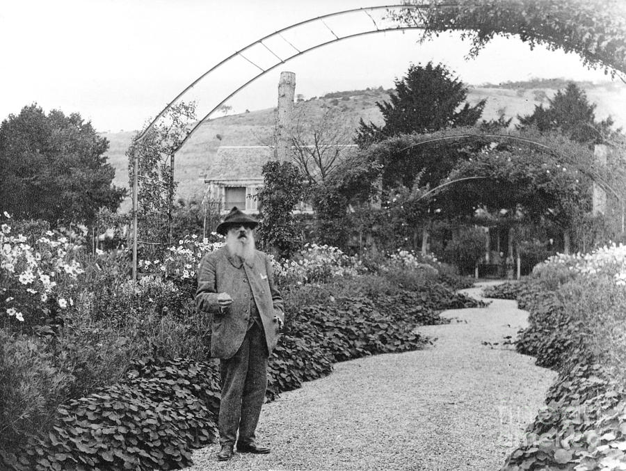 Claude Monet, French Impressionist Photograph by Photo Researchers, Inc.