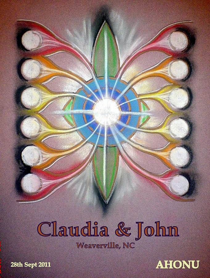 Claudia and John Painting by AHONU Aingeal Rose