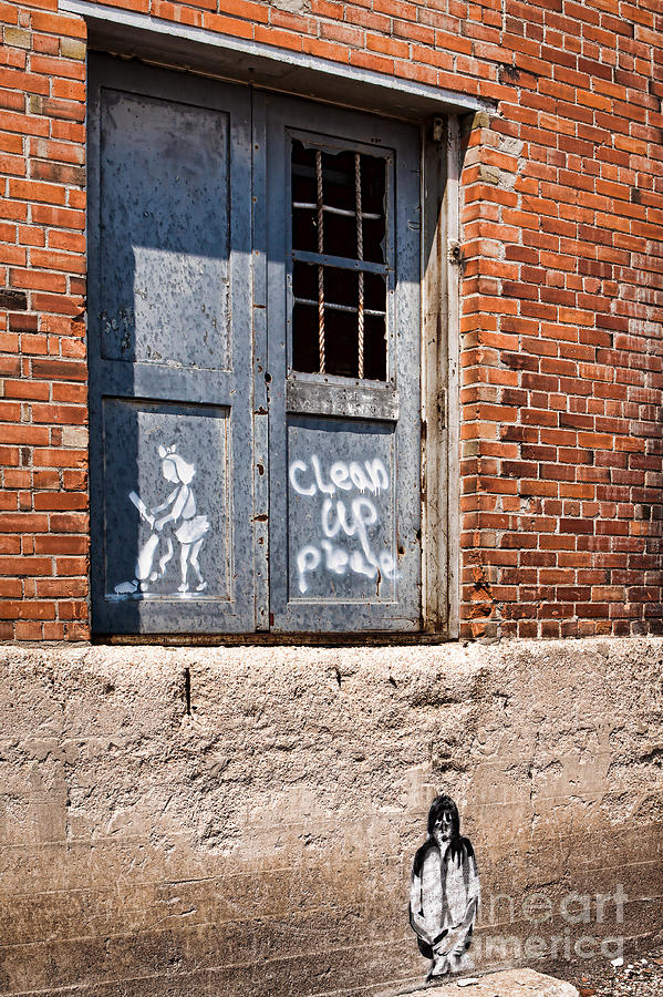 Clean Up Please Photograph by Lawrence Burry