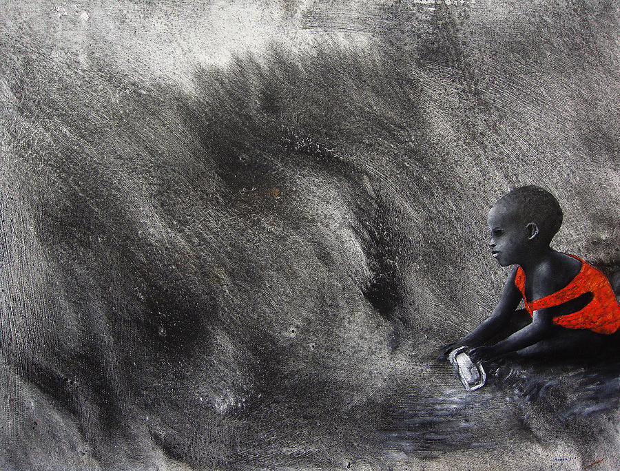 Clean Whats Mine Painting by Ronex Ahimbisibwe