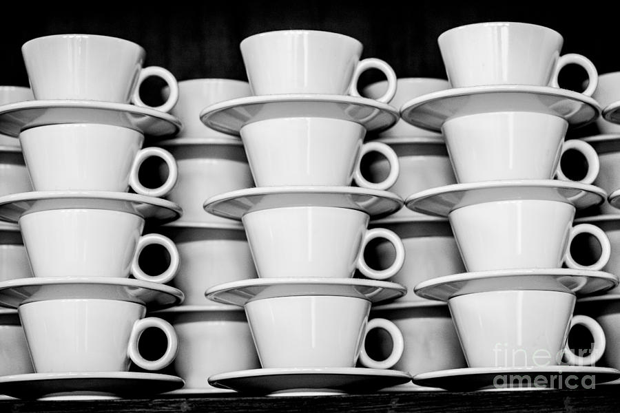 Cup Photograph - Clean White No.3 by Chavalit Kamolthamanon
