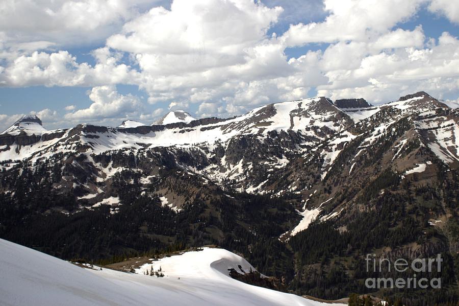 Mountain Photograph - Clear Day On Rendezvous Mountain by Living Color Photography Lorraine Lynch