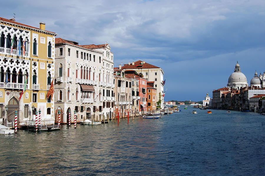 Boat Photograph - Clear Skies In Venice by Christina Vodas
