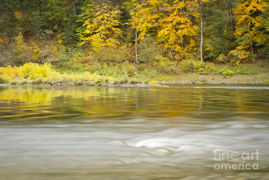 Fall Photograph - Clearwater Reflections by Idaho Scenic Images Linda Lantzy