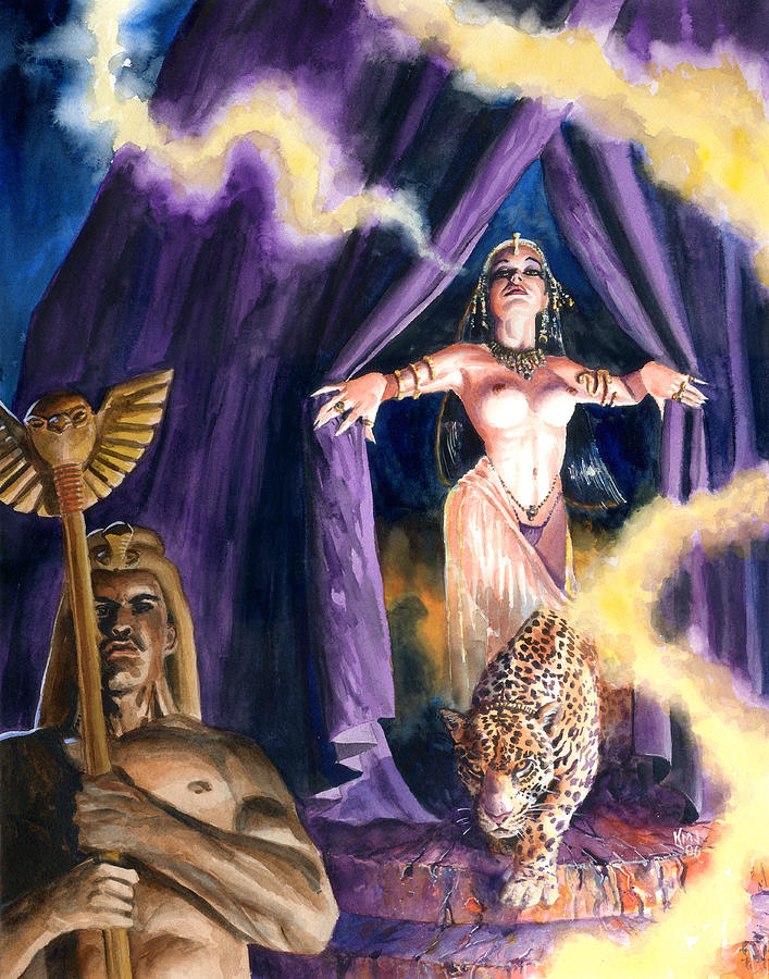 Fantasy Painting - Cleopatra by Ken Meyer jr