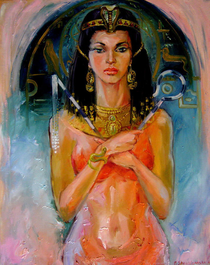 Cleopatra Painting - Cleopatra by Nelya Shenklyarska