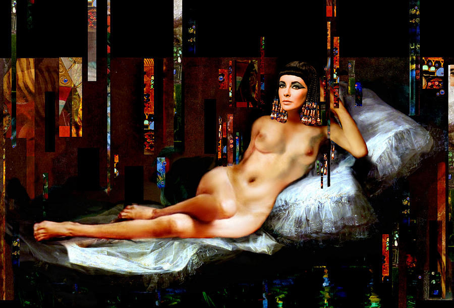 Cleopatra Nude Painting by Karine Percheron-Daniels.