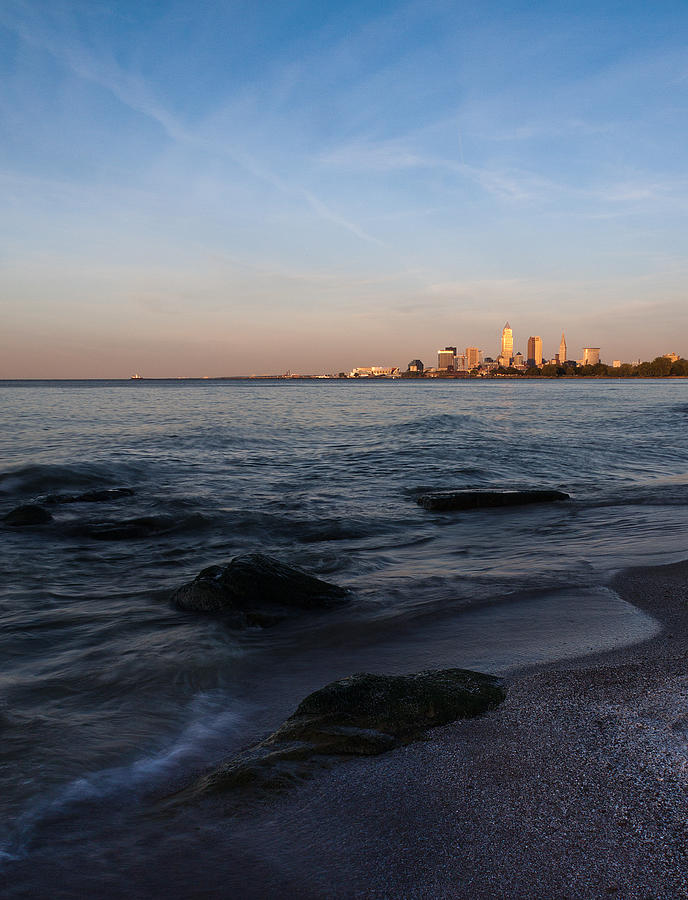 Cleveland From The Shadows Photograph by Dale Kincaid