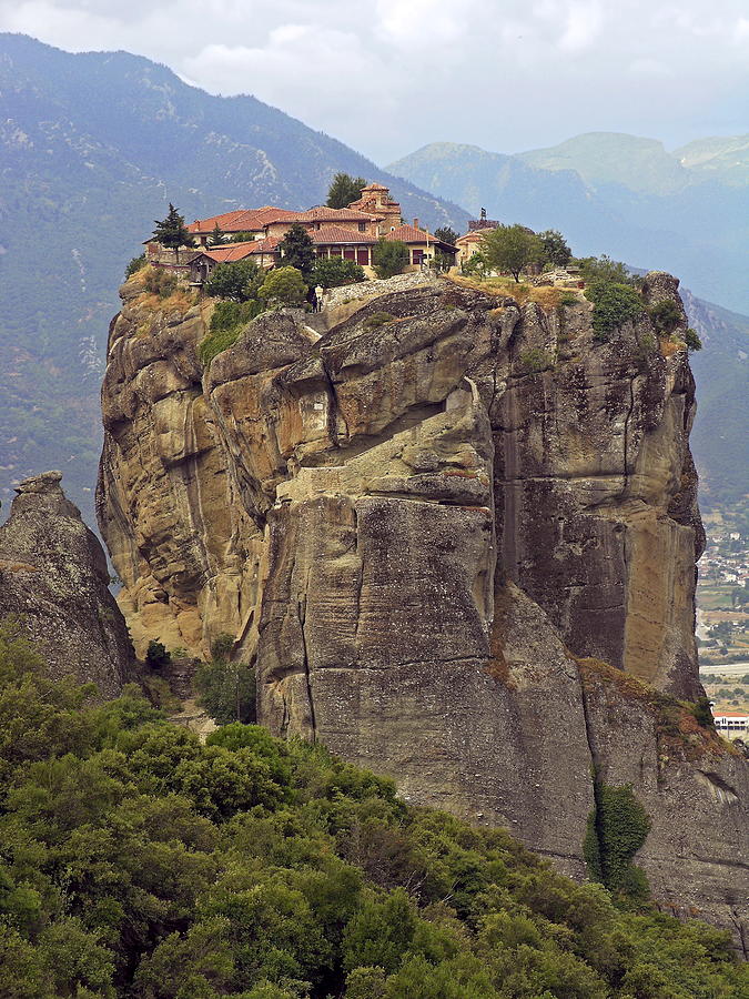 Cliff MOnastery Photograph by Sally Weigand