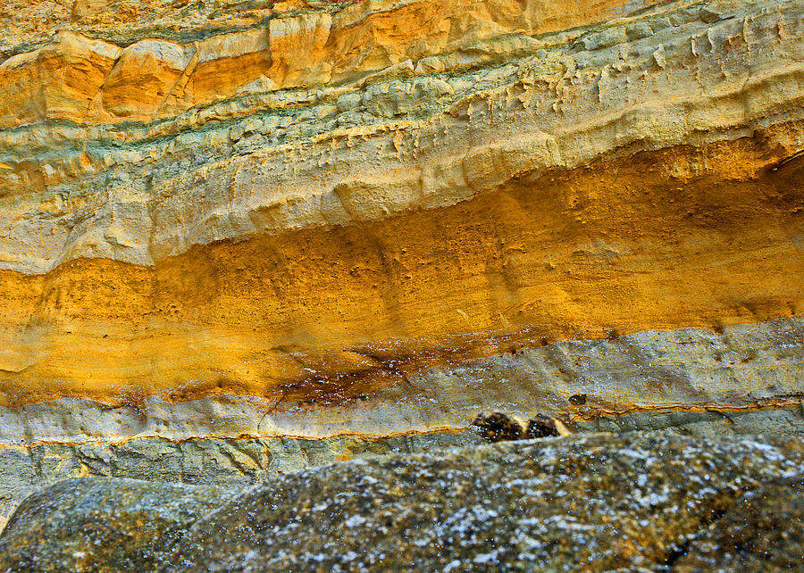 Cliff Texture And Closeup Photograph by Ronald Spencer