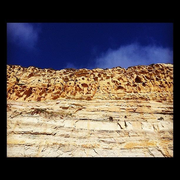 Cliffs And Sky At Torrey Pines Photograph by Barb Dybwad