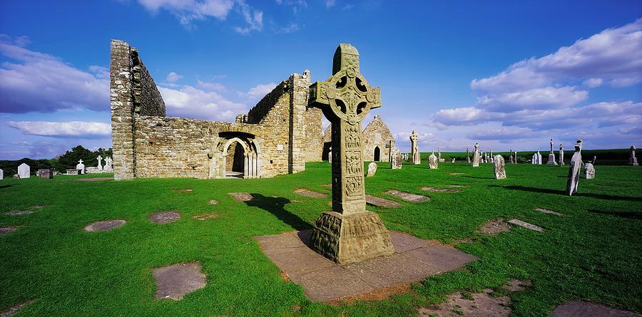 Clonmacnoise, Co Offaly, Ireland High Photograph by The Irish Image Collection 