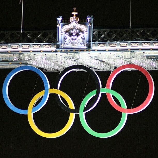 Close Up Shot Of The Olympic Rings Photograph by Ben Armstrong