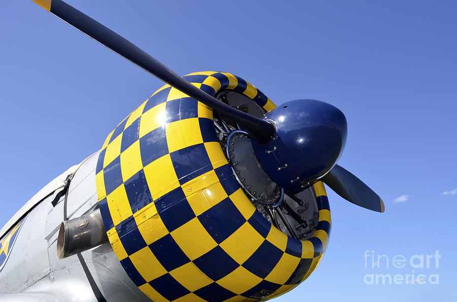 Transportation Photograph - Close-up View Of The Propeller On An by Stocktrek Images