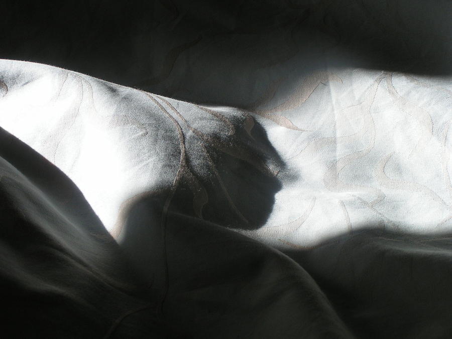 Face Digital Art - Cloth shadow 1 by Julie Lawrence
