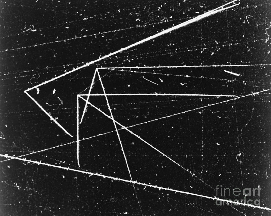 Cloud Chamber Photograph by LBL/Omikron