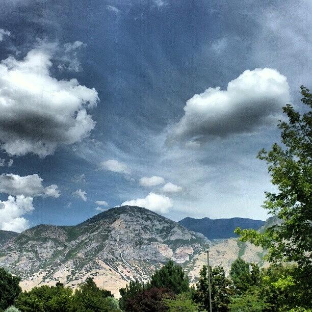 Beautiful Photograph - #cloud #cloudporn #mountain  #vibrant by Becca Watters