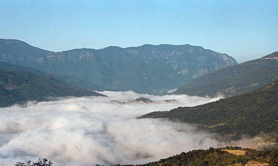 Nature Photograph - Cloud covering mountain by Atul Daimari