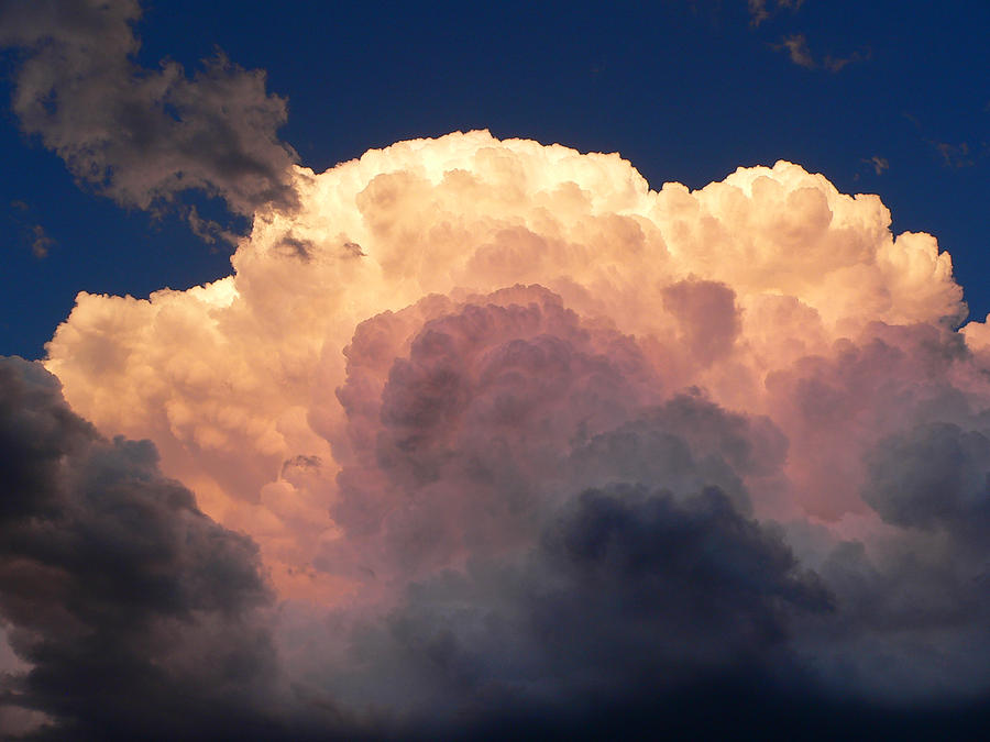 Cloud Exploding Photograph by Eric Tressler