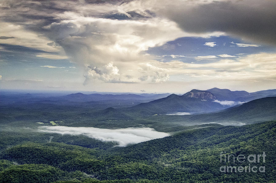 Cloud Formation Over Table Rock Photograph by David Waldrop