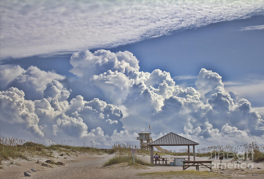 Cloud Merge Photograph by Deborah Benoit