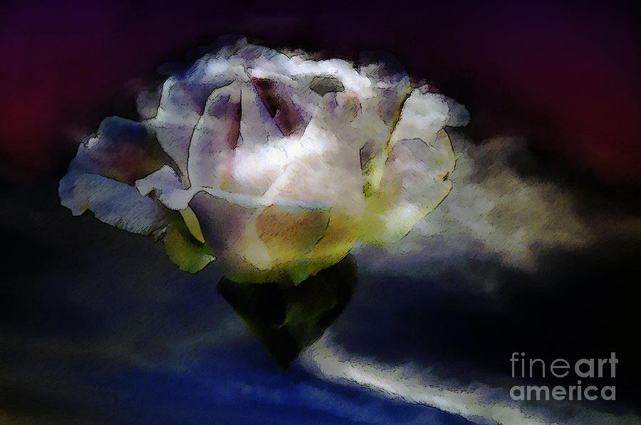 Cloud Rose Painterly Photograph by Clayton Bruster