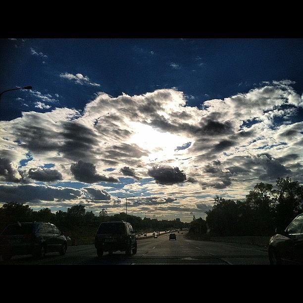 Clouds Photograph - #cloudporn #skyporn #clouds #sun by Vik Vaughn
