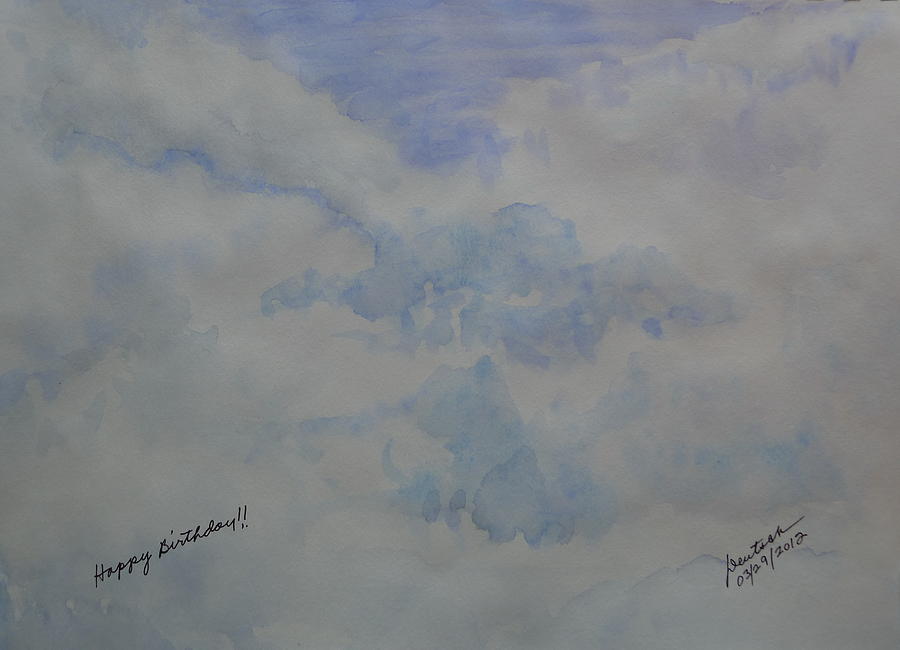 Clouds - I Painting by Joel Deutsch