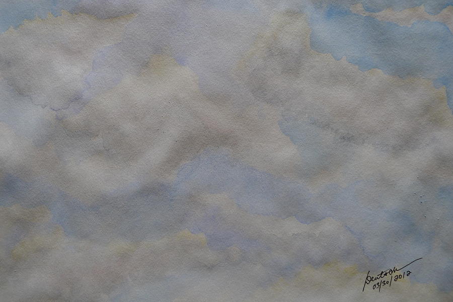 Clouds - II Painting by Joel Deutsch