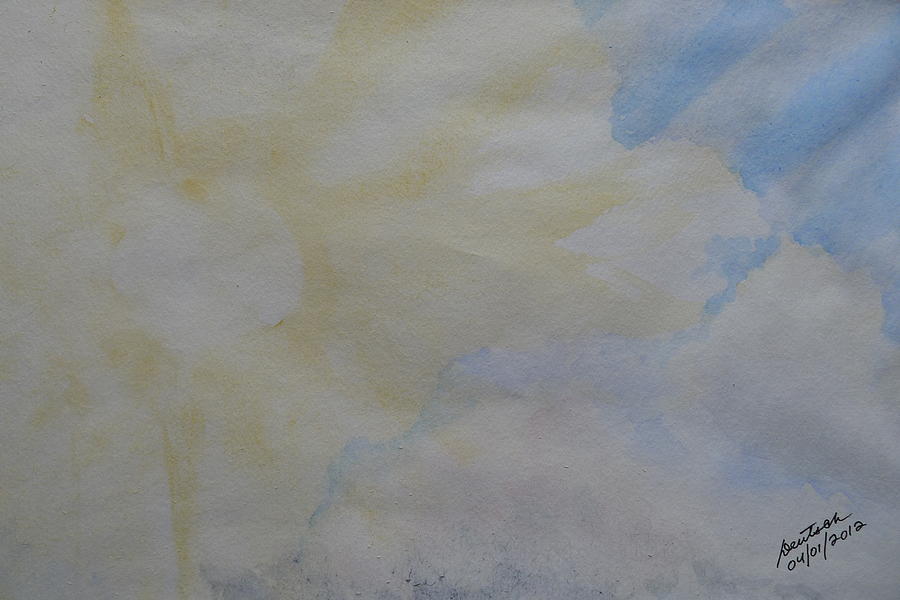 Clouds - III Painting by Joel Deutsch
