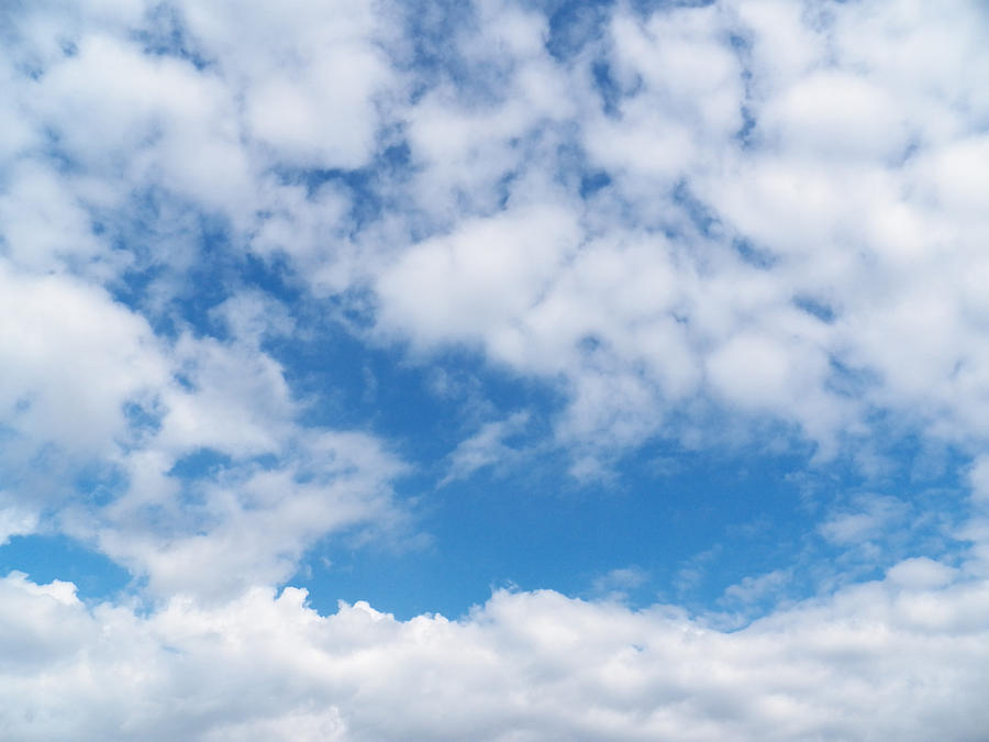 Clouds and Blue Sky Photograph by Corinne Elizabeth Cowherd
